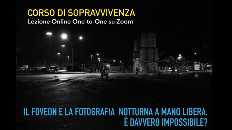 Fotografare di notte con il Foveon