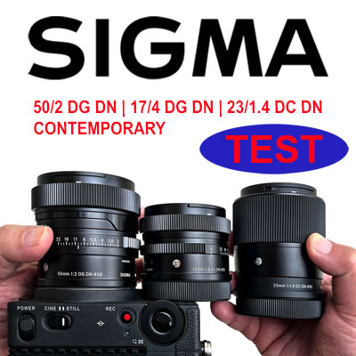 Nuovi Sigma 17, 23 e 50mm
