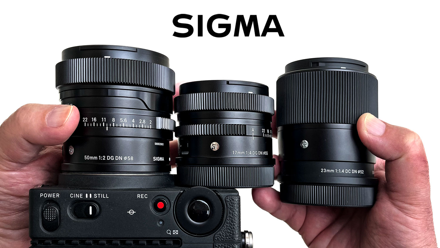 Sigma 17F4, 23F1,4 e 50F2 Contemporary