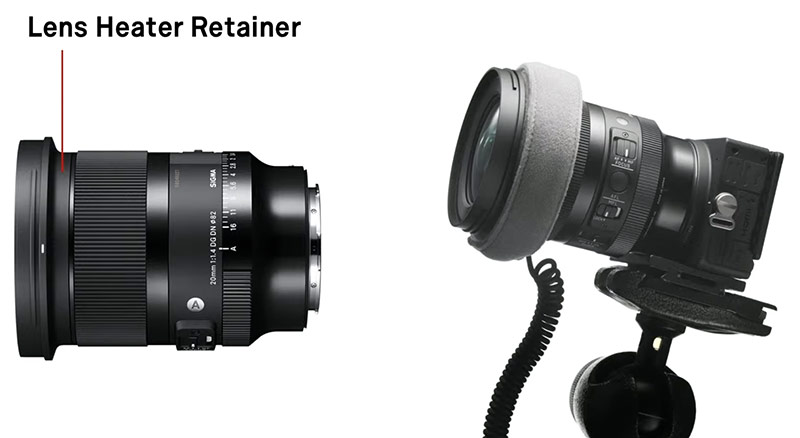 Lens Heater Retainer