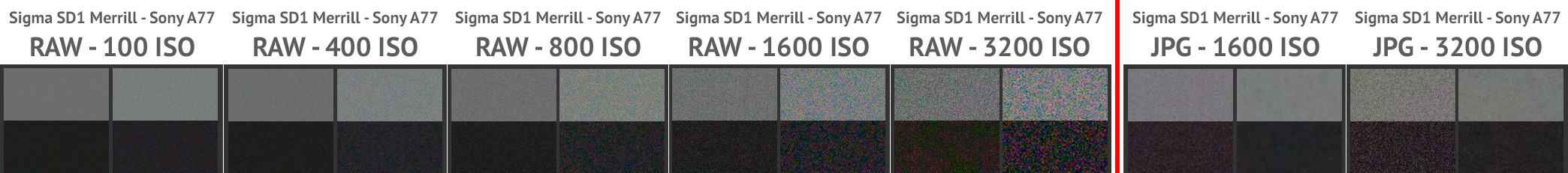 Rumore Sigma SD1 Vs Sony A77