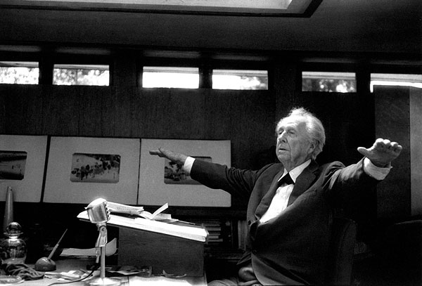 Tony Vaccaro fotografa Frank Lloyd Wright