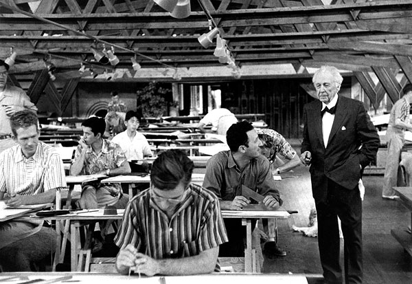 Tony Vaccaro fotografa Frank Lloyd Wright