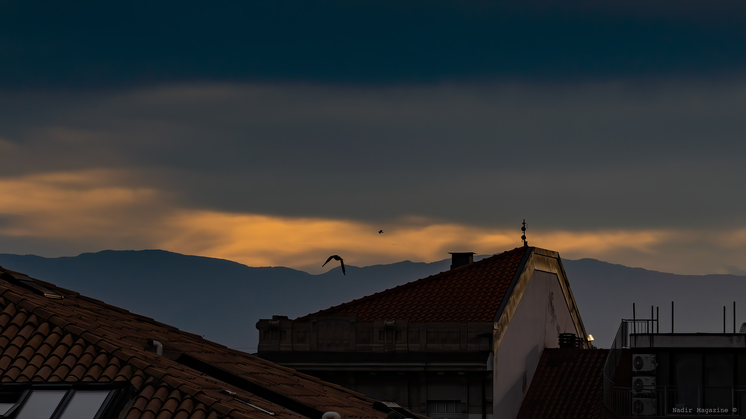 Un bel tramonto sulla montagna SIGMA 135mm Art