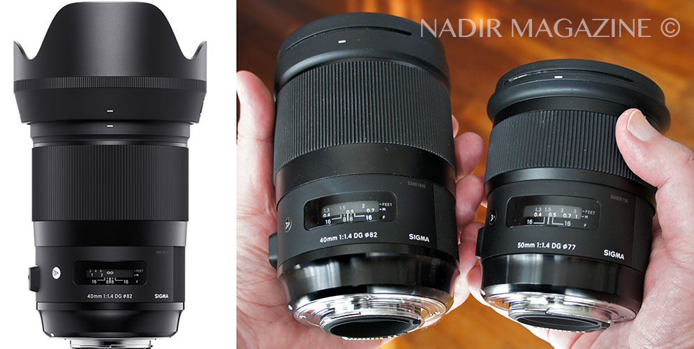 Dimensioni Sigma 40mm Vs Sigma 50mm